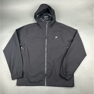 Fabletics The Waterproof Breathable Rain Jacket Men's Medium NN7 Black